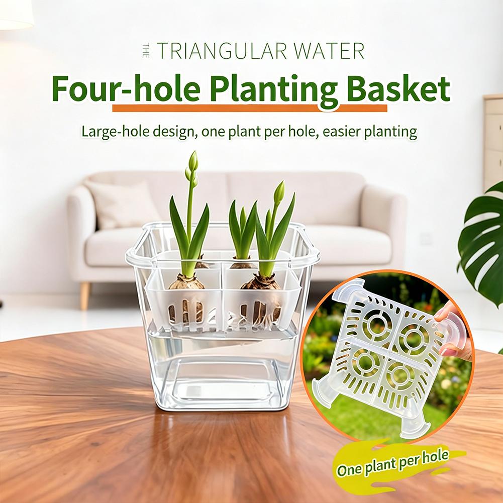 Net Pot 3 Inch - กระถางปลูกแบบไฮโดรโปนิกส์ 1 ชิ้น สำหรับปลูกดอกทิวลิป แบบ 4