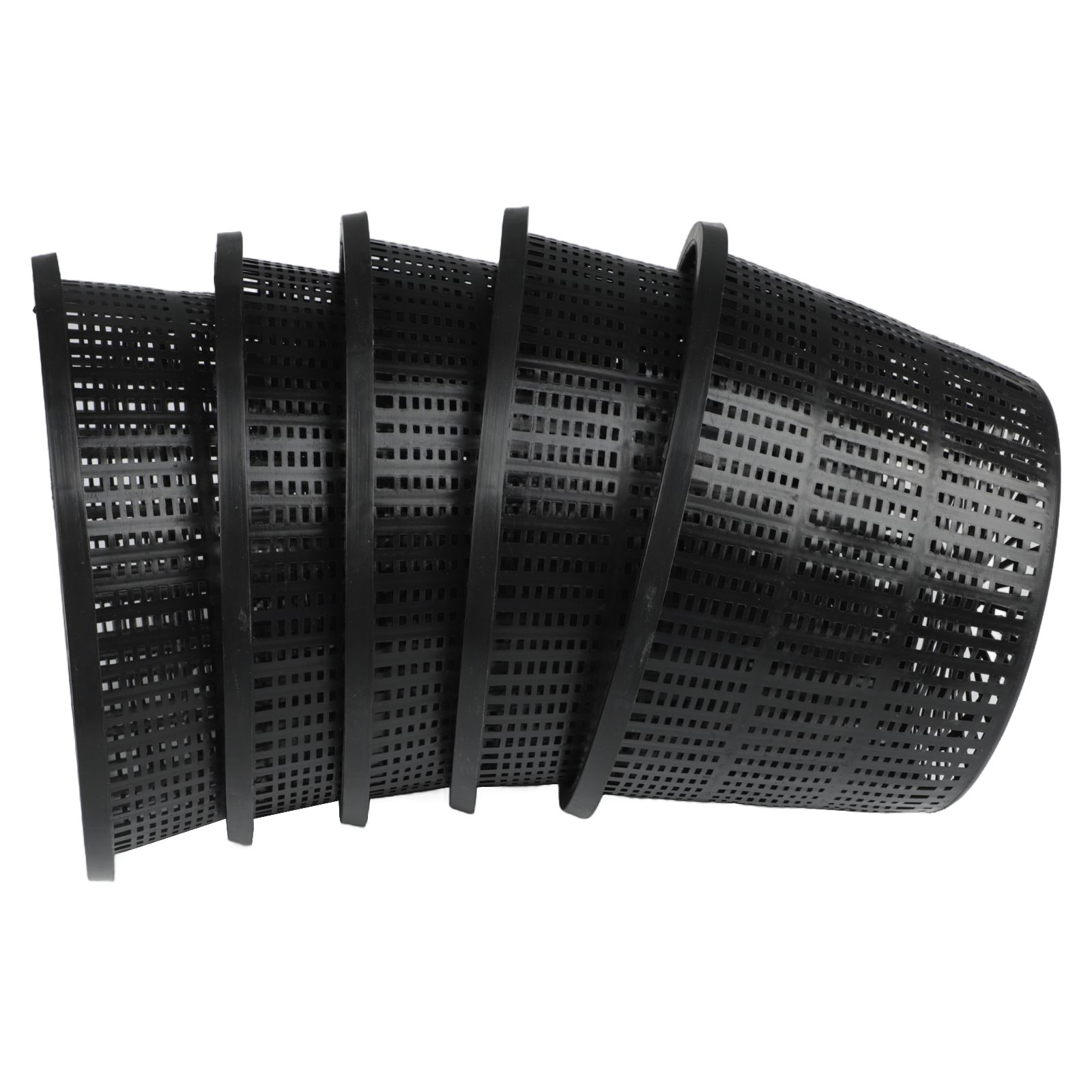 Net Pot 3 Inch - กระถางตาข่ายขนาดใหญ่สำหรับปลูกต้นไม้ 8 3 นิ้ว ตะกร้าดอกไม้พลาสติก ชุด