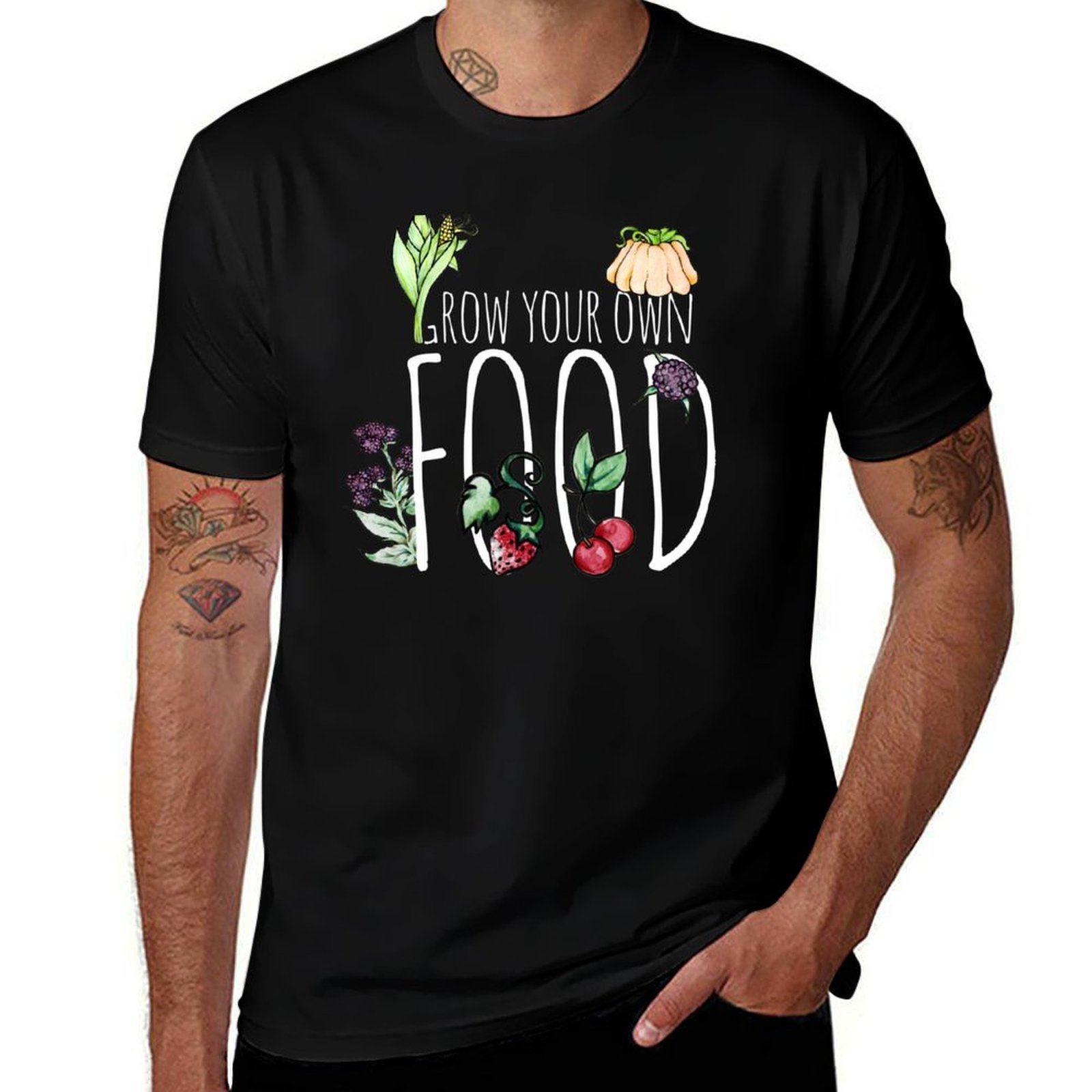 ปลูกอาหารของคุณเอง เสื้อยืดแฟช - Urban Farming In China บทวิจารณ์และราคา