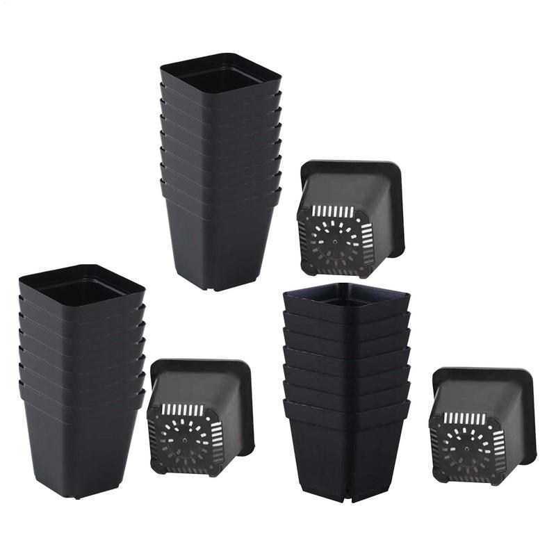 ต้นกล้าหม้อ 50 ชิ้นสแควร์เมล็ด - Net Pot 3 Inch บทวิจารณ์และราคา
